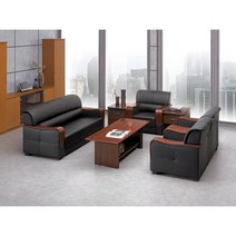 중역소파 1인용 3인용(레자) AT-301 303 / 사무용소파 응접실 대표실 임원실, AT-303 3인소파(레자)