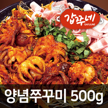 갑쭈네 양념쭈꾸미 500g (냉동) 캠핑 손님초대, 1개