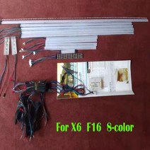 bmw코딩케이블 obd2케이블 진단 커넥터 자동차 내부 LED 스트립 램프 바 블루투스 64 색 버튼 컨트롤 BMW 5 시리즈 G30 G38 X1 X3 X4 X5 X6 G01 E7, 없음, X6 F16