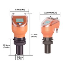 유량계 초음파유량계 디지털 전자식 휴대용 4 in1 토양 PH 센서 NPK 미터 다기능 EC 수분 온도 분석기 디스플레이, 4.02m