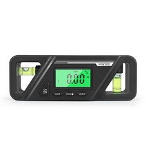 LCD Display Backlit Inclinometer Mini Digital Angle Finder Gauge with Level Tool Protractor 490 Degr, [03] 보라색, 03 브라운