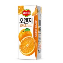 롯데칠성 델몬트 드링크 팩 오렌지 190ml