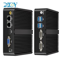 xcy fanless 미니pc intel celeron j4125 dual gigabit ethernet 2x rs232 hdmi, i3-4005u ddr3l, 8g 램 128g ssd 와이파이