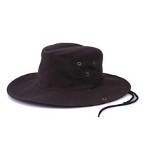 Krumba 남성용 면 브라운 오일스킨 아웃도어 방수 카우보이 모자 브라운. 가성비 추천 미국직구, XX-Large-3X-Large