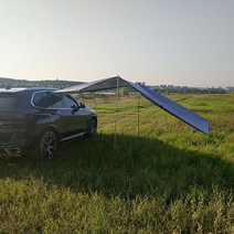 4면 그늘막 차광막 조립식 옥상 이동식 방수 햇빛차단 비닐하우스 농업용 행사용 포장마차 렌탈 천막 썬 스크린 자동차 양산 사이드 퍼 골라 야외 캠핑 카 테일 텐트 자동차 사이드, 어드밴스드 그레이(대)(설치 액세서리 포함) 44