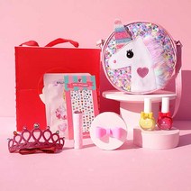 [피치앤드] 어린이화장품 선물세트 II+크로스백 세트+포장, 1set