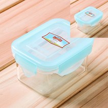 185ML 직사각 밀폐용기 미니병 유리병도매