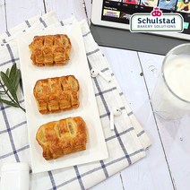 슐스타드 대용량 냉동생지 에어프라이어빵 미니 애플 코로네 24개, 1봉, 45g