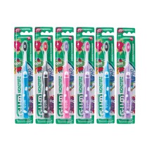 GUM 검 몬스터 어린이 칫솔 x 6개 주니어, 단품