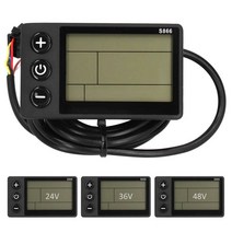 전동킥보드속도 전동킥보드 속도계 속도조절기 60v 부품 35km/h 계기판 컨트롤러 전자 자전거 24v36v48v lcd 디스플레이 속도 컨트롤러 전기 자전거 자동차 스쿠터, 48v