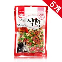 혼자있는 애견 맛난 놀이간식 미니져키 5봉 애견음식 생일 식감좋은 보상