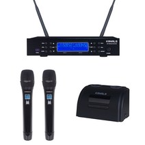 카날스 K-9300/핸드2 2채널 무선마이크세트 900MHz 충전식 무선강의용 회의실 K9300