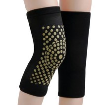 무릎 온열기 전기석 자체 발열 지원 받침대 패드 관절염 관절 통증 완화 및 부상 회복 1 쌍, 01 Black, 01 1 piar