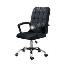 비제이게이밍의자 핑크 겜방 프리미엄 편한 가죽 BC010, A. 패브릭 - 블랙 범용 휠