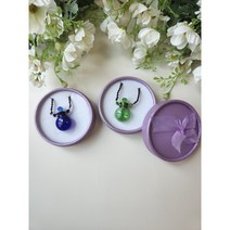 둥근병 아로마 향수 디퓨져 디퓨저 목걸이, 핑크, 1개