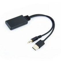 차량 블루투스 NISTAR BMW 폭스바겐 푸조 자동차 Aux 수신기 무선 3.5MM USB 스테레오 음악 오디오 어댑터, USB 3.5MM Cable