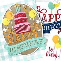 모양 틀 다이컷 생일 축하 케이크 카드 금속 절단 스텐실 스크랩북 사진 앨범 카드 종이 엠보싱 공예 diy, 없음