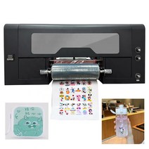 이중 XP600 프린트 헤드 장착 유리 냉장고 가죽 UV Dtf 프린터 및 라미네이터 CMYK + W + V 병 30cm 베스트, 03 기타