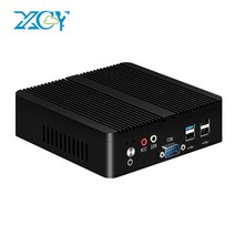 미니 PC 인텔 펜티엄 J2900 쿼드 코어 2x COM RS232 듀얼 기가비트 이더넷 LAN 임베디드 팬리스 산업용 컴퓨터, Intel Celeron N2940, 07 8G RAM 512G SSD WiFi