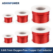 조합스피커 1Pcs 코일 인덕터 0.7mm 0.1-2.0MH DIY 스피커 크로스 오버 무산소 구리 주파수 분배기 공기 코, 11 0.7mm 1.1MH