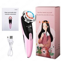 피부 미용 맛사지 관리 레이저 뷰티 페이스 마사지 스킨 케어 페이스 롤러 페이셜 클렌징 캐비테이션 머신 초음파 청소 기선 페이셜 리프트 장치, CN, 분홍, 01 Pink