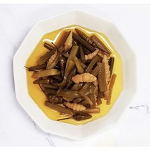 울릉도 강원도 자연산 장아찌 간장절임 (명이 곰취 당귀 청매실 돼지감자 전호나물 궁채), 5종 모듬절임(중국산) 300g