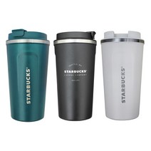 스타벅스 엘마 매트클래식 텀블러 473ml 스벅 컵 보온 보냉 티 진공 머그, 블랙(헤리티지)
