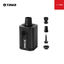 Tawa 무선 전동 에어펌프 휴대용 공기주입기 야외 캠핑 에어매트 튜브 다용도, 에어펌프-블랙700Mah
