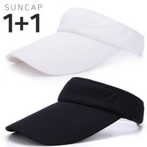 1+1 주니톡 자외선차단 썬캡모자 가벼운 스포츠 썬캡 2pcs