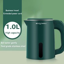 홍삼만들기 가정용 멀티쿠커 홍삼 달이기 약탕기 중탕기 1.0L 미니 전기 주전자 작은 용량 304 스테인레스, 01 Green_02 UK