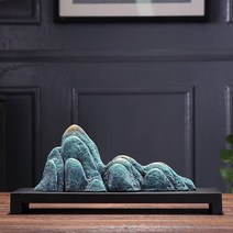 산수경석 수석 집들이 거실 현관 인테리어 돌조각 관상용 황호석, 옵션3