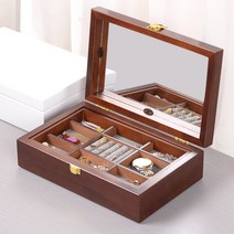 고급 보석 상자 원목 북유럽 악세서리 보관함 보석함, A
