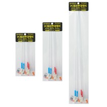 PC 튜브 편대채비 PC 파이프편대 외수질 카고 농어 민어 우럭 채비