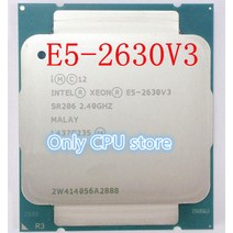 i77700k E52630V3 오리지널 인텔 제온 E5 2630 V3 2.40GHZ 8 코어 20M 캐시 DDR4 1866MHz FSB FCLGA20113, 한개옵션0