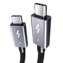 케이블타임 썬더볼트3 C to C타입 초고속 케이블 CT31, 1m