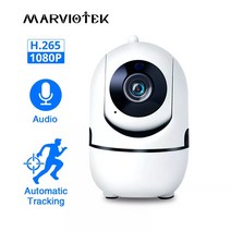 홈캠 1620p 무선 ip 카메라 wifi 360 cctv 카메라 미니 애완 동물 감시, 1080p 흰색 64GB 추가, au 플러그