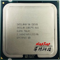 파워딜 인텔 코어 2 듀오 E8500 3.1 GHz 듀얼 CPU 프로세서 6M 65W 1333 LGA 775, 한개옵션0