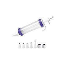 윌튼 플러스 데코레이팅 모양깍지 8종 세트, 1개, Purple + White