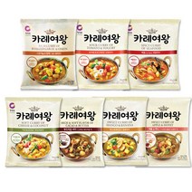청정원 카레여왕 108g 분말 7종 택 5개 골라담기, 카레여왕108g 해물5개