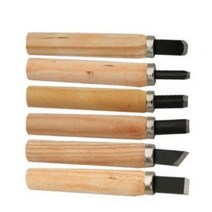 전문 나무 조각 끌 칼 손 도구 세트 12 개8 개6 개 기본 세부 조각 목공 가우징 목적 diy용, 6pcs