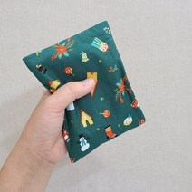 [DIY키트 패키지] (동영상설명) (10×13) 핫팩파우치만들기 핫팩주머니 주머니만들기 커버(핫팩포함안됨), 아보카도