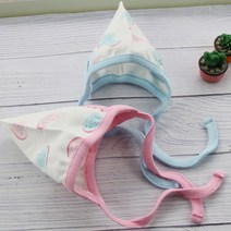 코코아허니 반려견 국내제품 핑크 오가닉 블루 꼬깔모자 사이즈선택