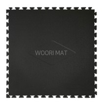 우리 스포츠매트 층간소음 충격흡수 냉기차단 체육관 퍼즐매트 25T(WT), 검정