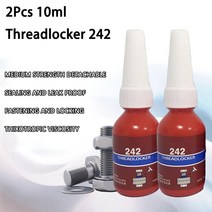 견고한 2pcs 10ml Threadlocker Metal Thread Sealing Anaerobic Glue 242 Anti-Corrosion Adhesive Wire S, 한개옵션0