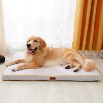 대형견매트리스 강아지메모리폼침대 중형견침대 반려견침대, 픽콕블루