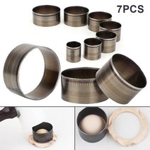 아일렛펀치 고정용 펀치 펀칭 펀칭기 기계 구멍 홀 7pcs 철 블레이드 규칙 다이 컷 도구 타원형 절단 금형 다이 커터 diy 가죽 종이 태그 공예 벨트 샤프 커터 81