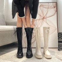 키높이 롱부츠 여스판 슬림부츠 털안감