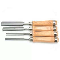 우드카빙키트 서각칼 Citop 4pcs DIY 공구 반원형 목공 치즐 세트 크롬 바나듐 강철 목수 나무 조각 Gouge, 01 반 라운드 정_01 6 12 18 24mm