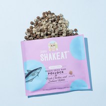 SHAKEAT 쉨잇 고양이 동결건조 파우더 북어 사료 (80gx15개) 1.2kg