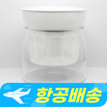 유청분리기 그릭 무지방 요거트 필터 메이커 만들기 요플레 기계 여과망 유청분리망 세트, C.망+덮게+병+덮게